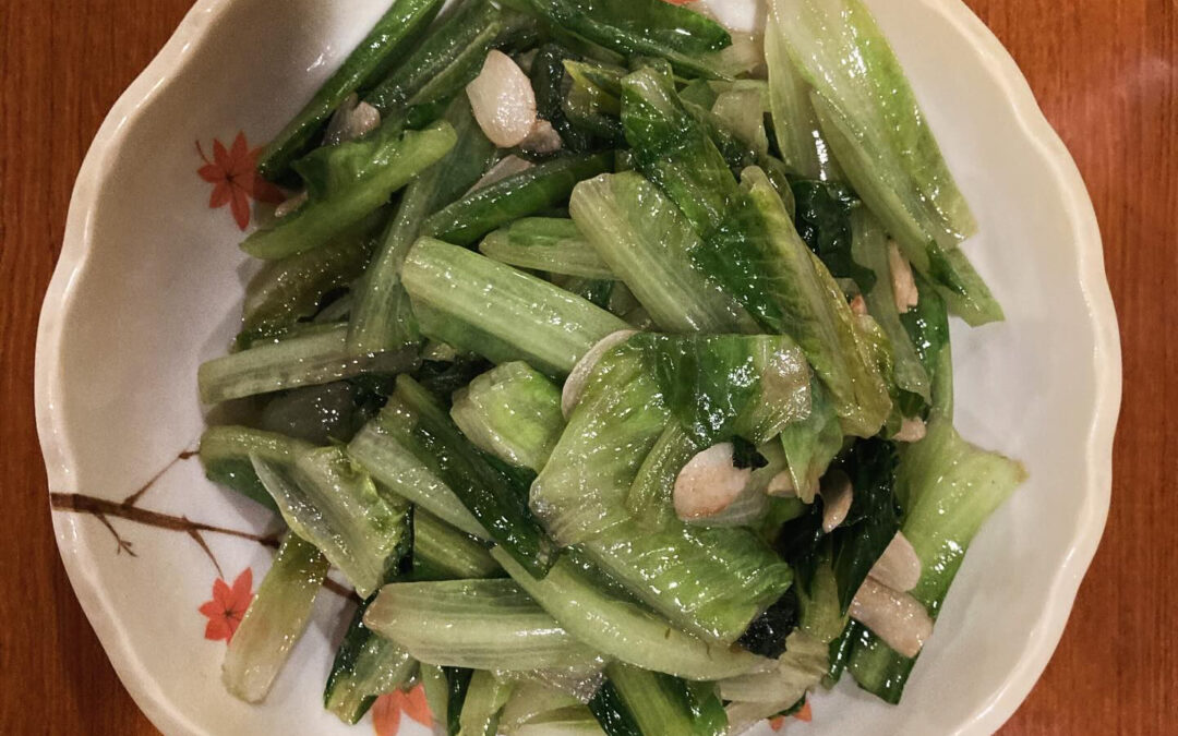 台湾A菜‼️にんにくと一緒にサッパリ香ばしく炒めました