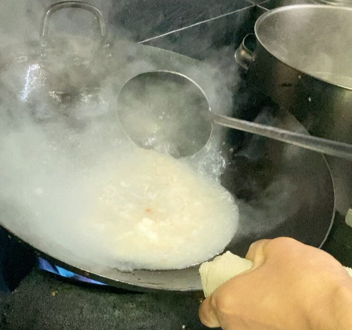 『カニ肉あんかけチャーハン』